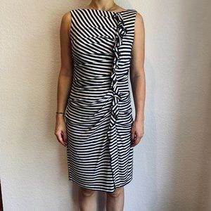 Suzi Chin For Maggy Boutique striped dress size M